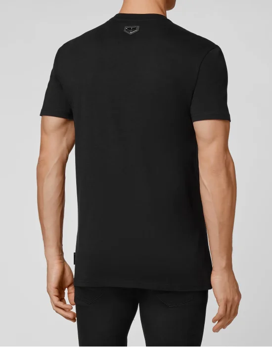 T-shirt Round Neck SS stones Skull