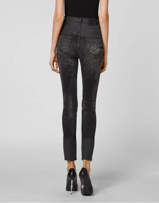 Denim Super High Waist Jegging Iconic Plein