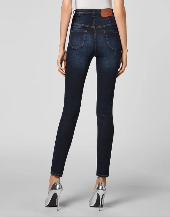 Denim Super High Waist Jegging Iconic Plein