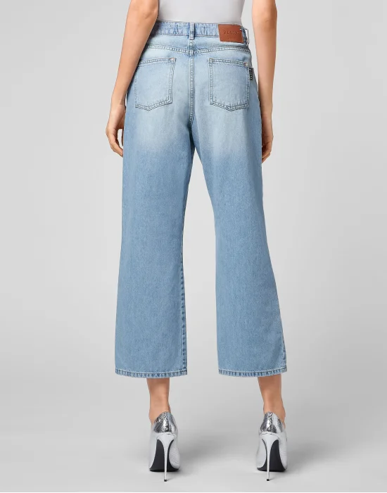 Denim Trousers Loose Fit Iconic Plein