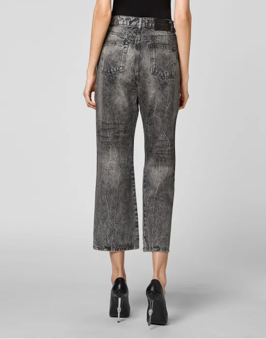 Denim Trousers Loose Fit Iconic Plein