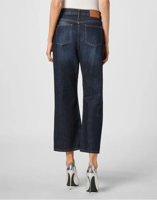 Denim Trousers Loose Fit Iconic Plein