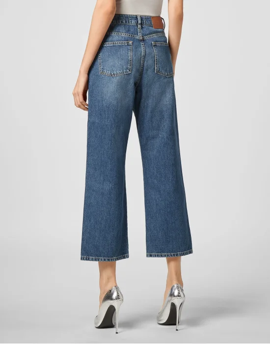 Denim Trousers Loose Fit Iconic Plein