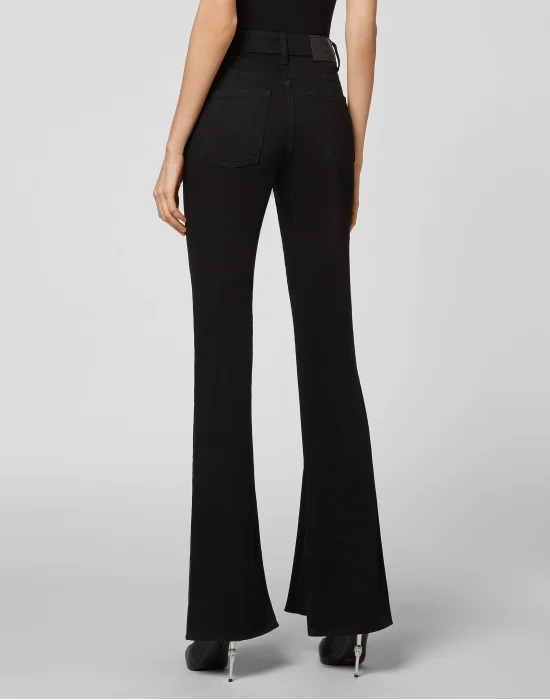 Denim Trousers Flare Fit Iconic Plein