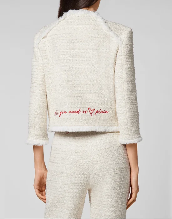 Bouclé Jacket Embroidery