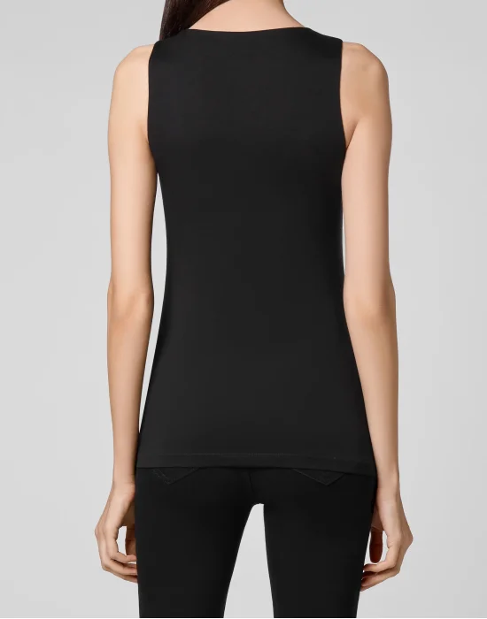 Leisurewear Tank top Embroidery Signature