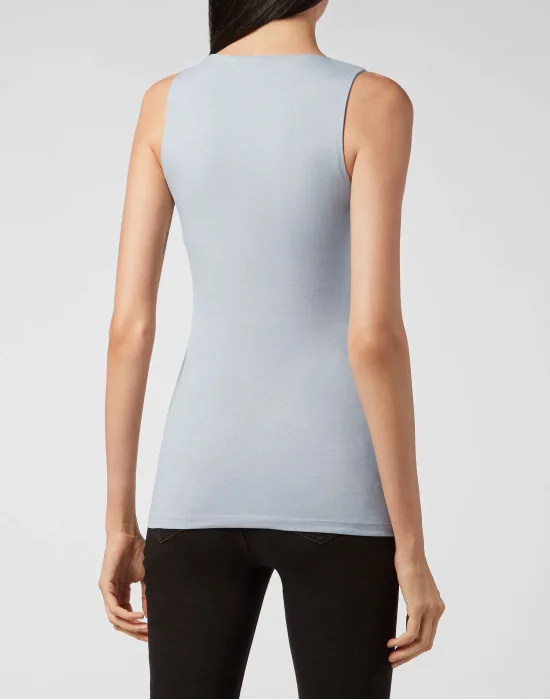 Leisurewear Tank top Embroidery Signature
