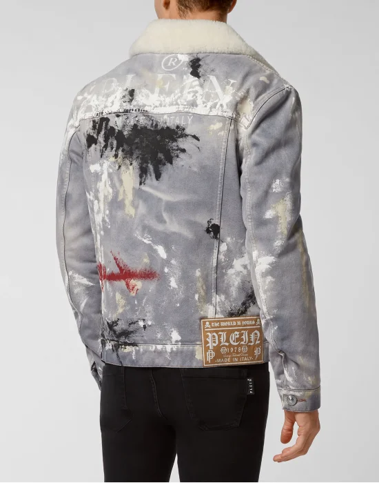 Denim Jacket Painted