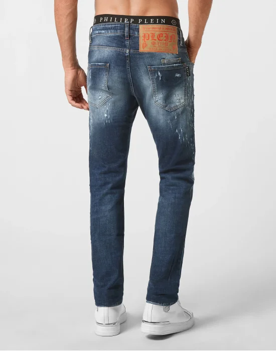 Denim Trousers Super Straight Cut Premium