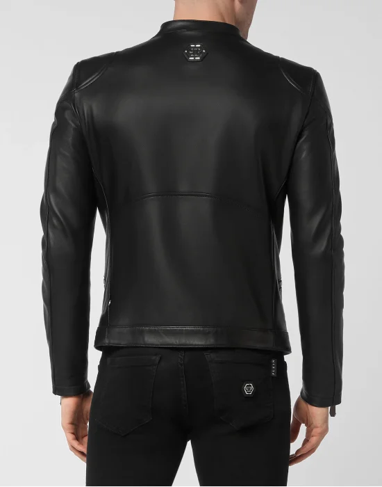 Slim Fit Leather Jacket