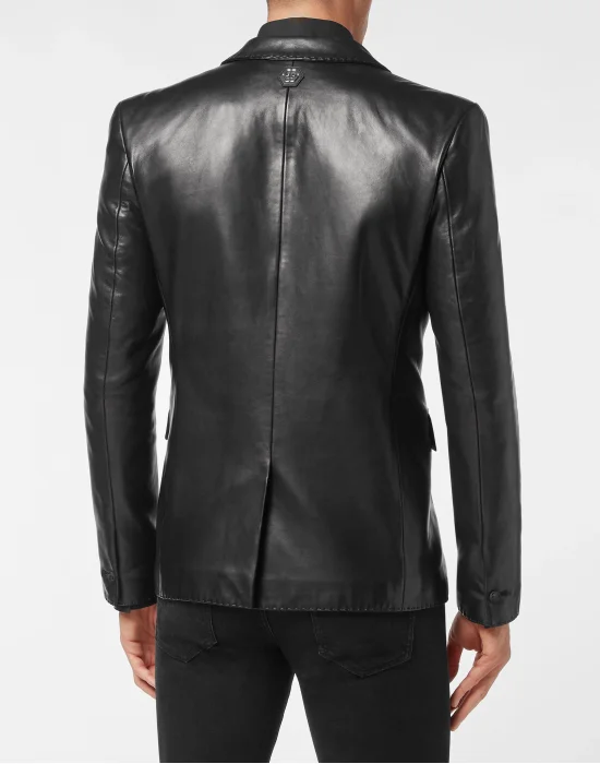 Leather Blazer