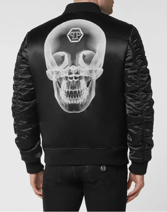 Satin Bomber Skull