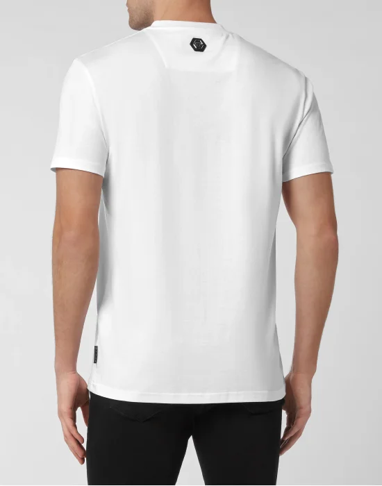 T-shirt Round Neck SS Scorpion with Crystals