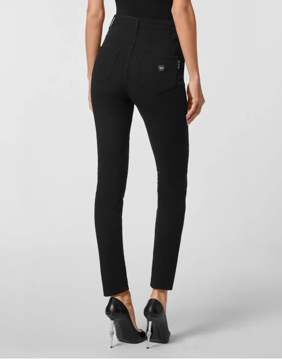 Denim Super High Waist Jegging Hexagon