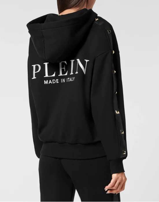 Hoodie Full Zip Studs