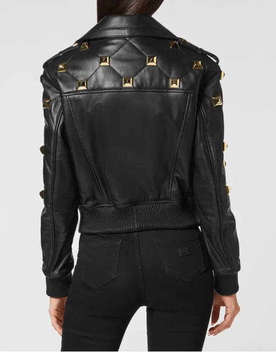 Leather Bomber