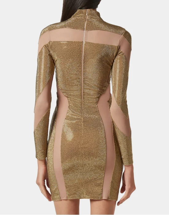 Mini Dress with Crystals