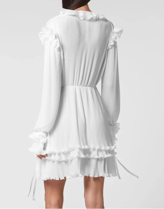 Midi Dress Plisse