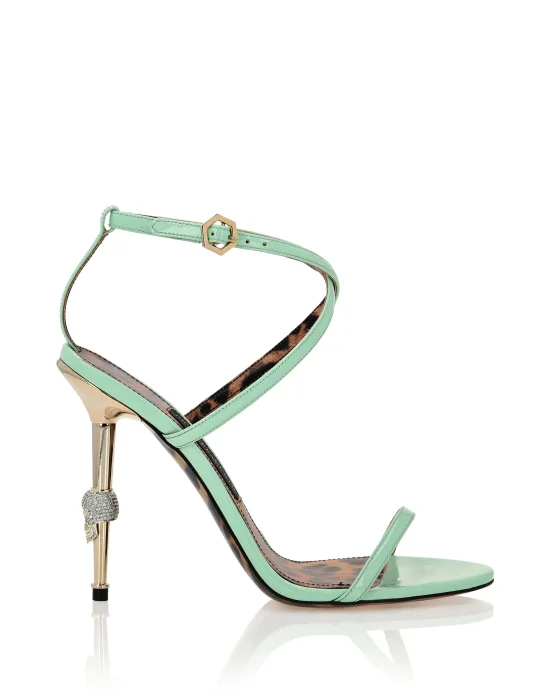 Skull Heel  Sandals