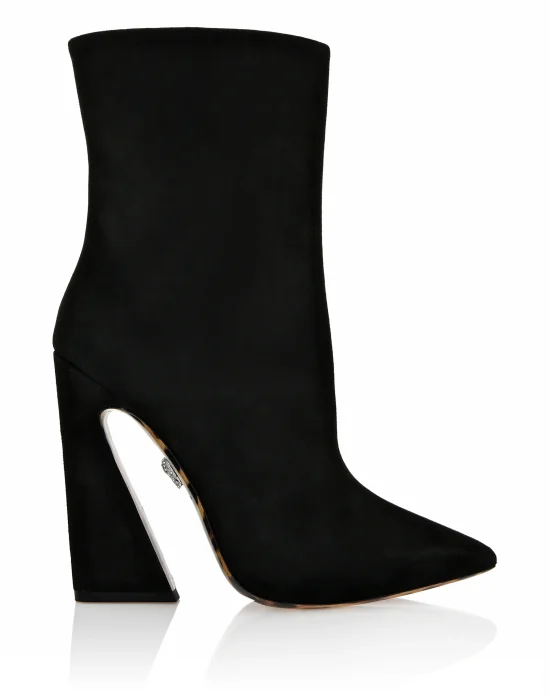 bootie high heels Leopard