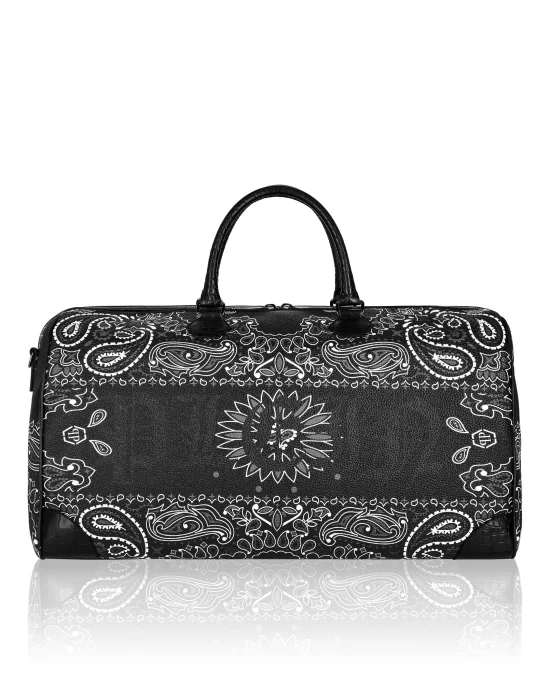 Leather Handle Bag Paisley Gothic Plein