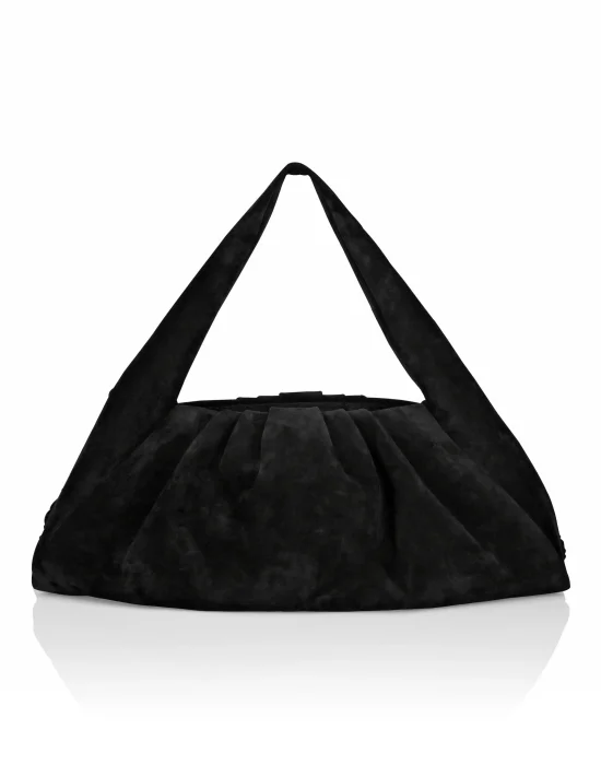 Suede Large Handle Bag Gothic Plein
