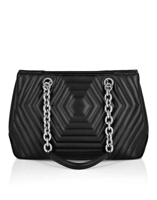 Nappa Shoulder Bag Hexagon