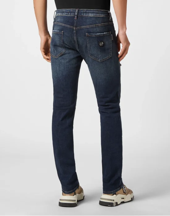 Denim Trousers Super Straight Cut Fit