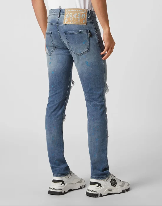 Denim Trousers Super Straight Cut Fit