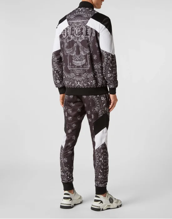 Jogging Tracksuit: Top/Trousers Paisley Foulard
