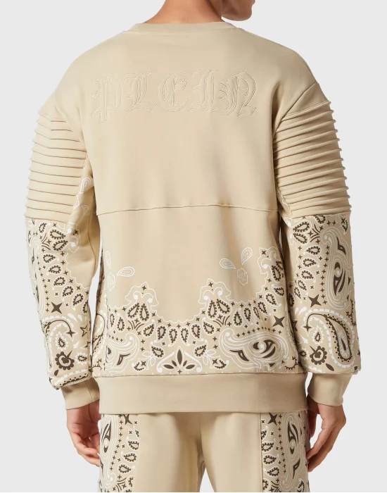 Sweatshirt LS Paisley Bandana