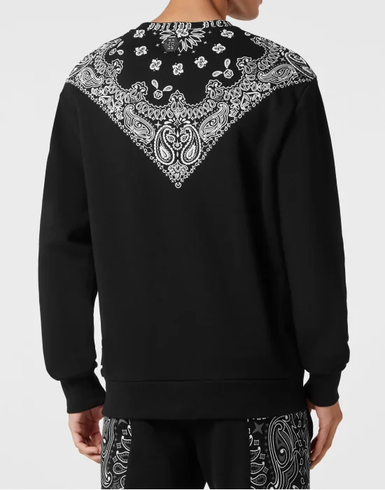 Sweatshirt LS Paisley Bandana