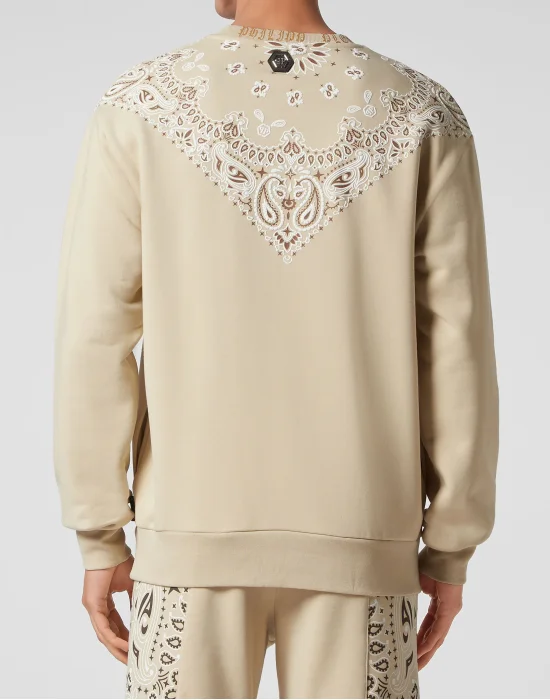 Sweatshirt LS Paisley Bandana
