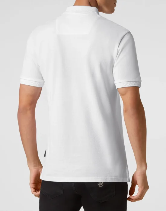Slim Fit Piquet Polo Shirt SS Gothic Plein