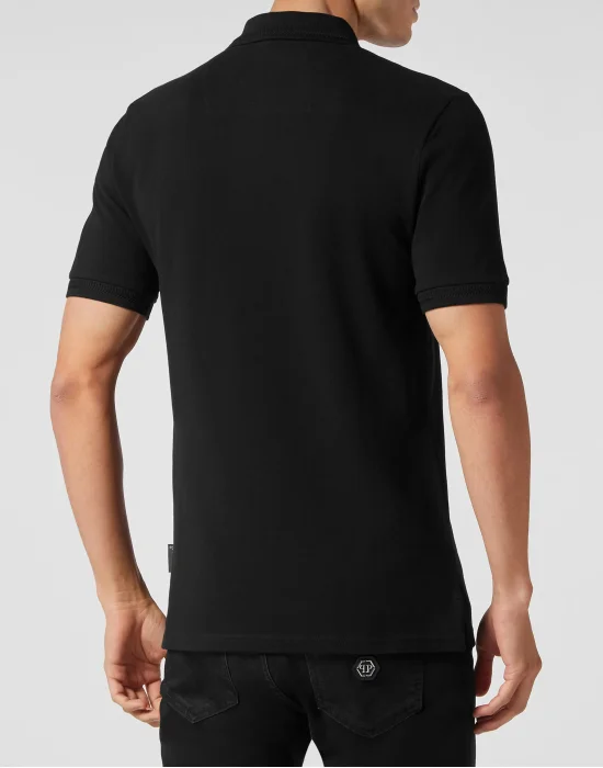 Slim Fit Piquet Polo Shirt SS Gothic Plein