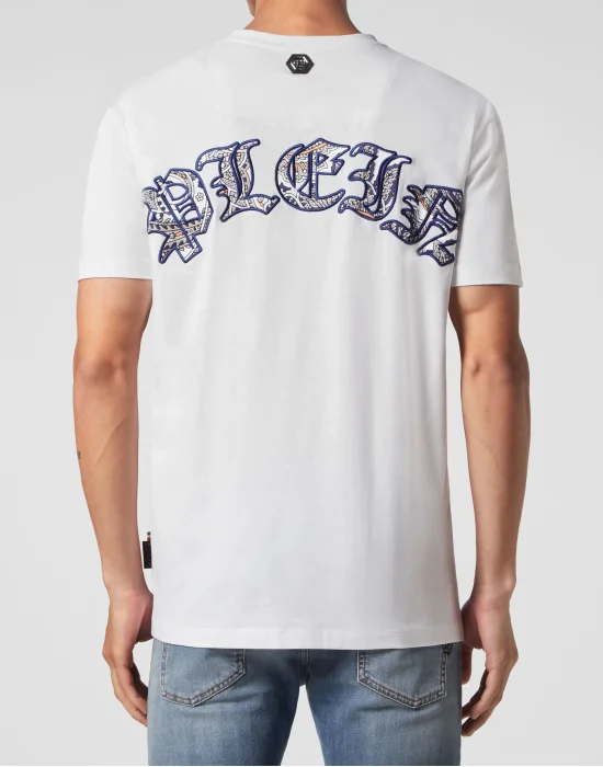 T-shirt Round Neck SS Paisley Gothic Plein