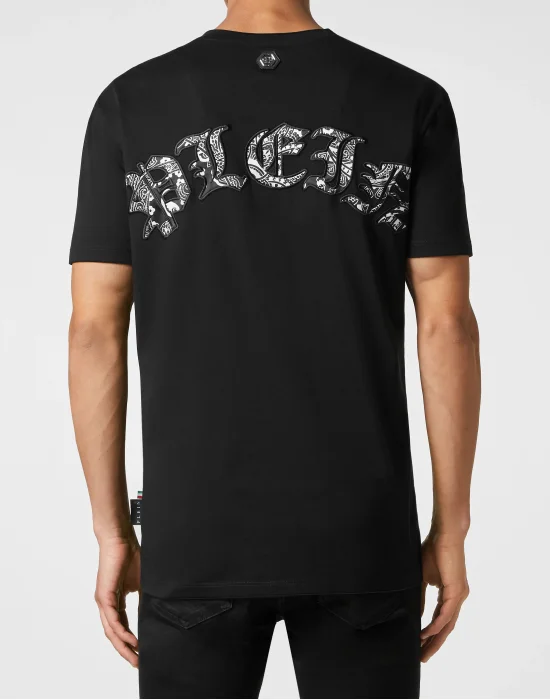 T-shirt Round Neck SS Paisley Gothic Plein