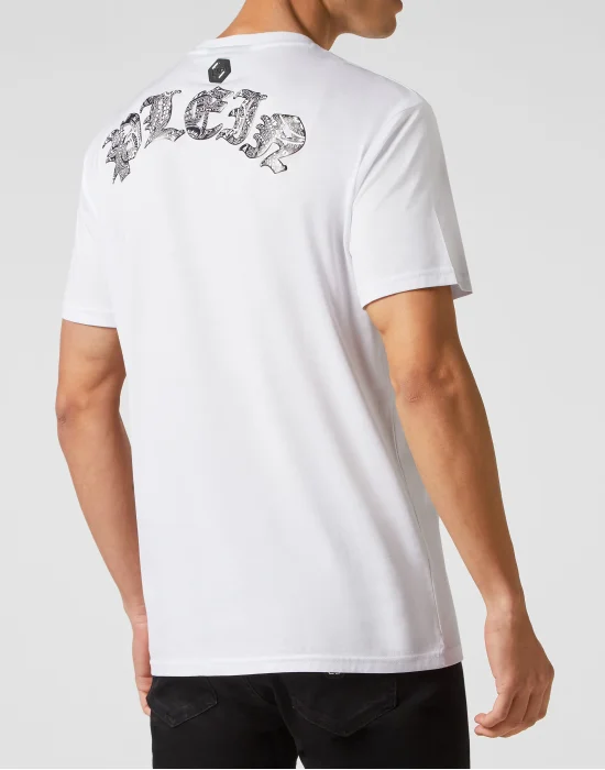 T-shirt Round Neck SS Paisley Teddy Bear
