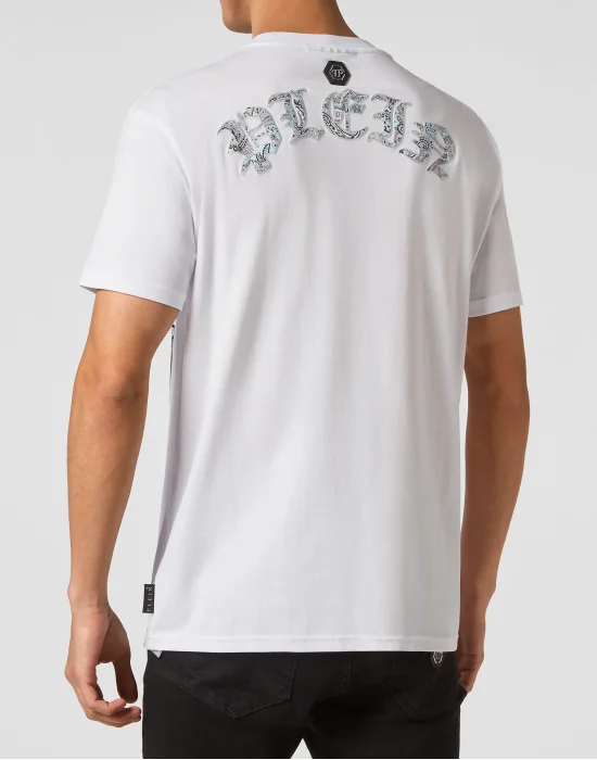 T-shirt Round Neck SS Paisley Teddy Bear