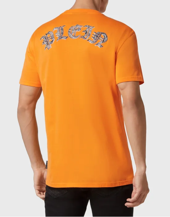 T-shirt Round Neck SS Paisley Teddy Bear