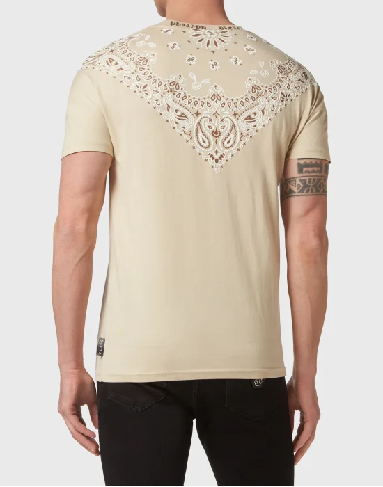 T-shirt Round Neck SS Paisley Bandana