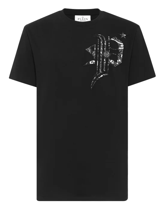 T-shirt Round Neck SS Paisley Gothic Plein