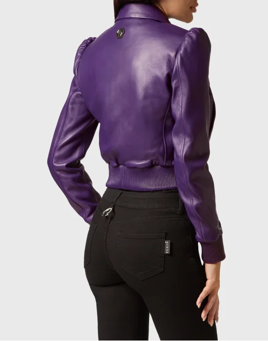 Softy Leather Bomber