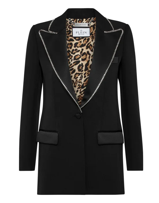 Cady/Satin Boxy Blazer Teddy Bear