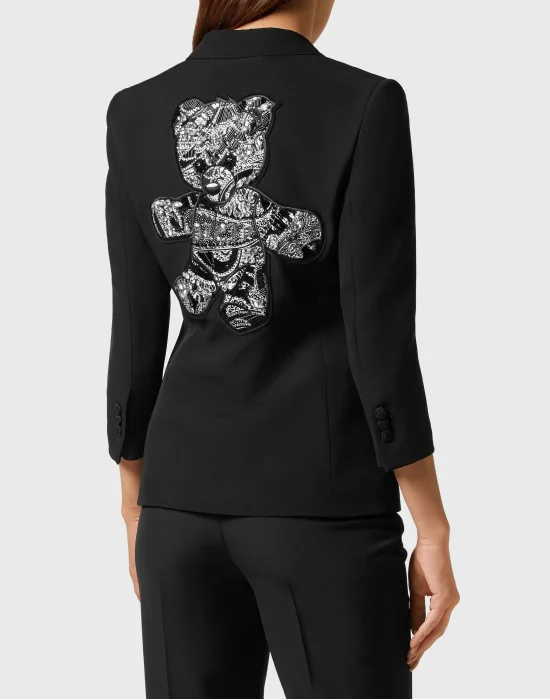 Cady 3/4 Blazer Fit Paisley Strass