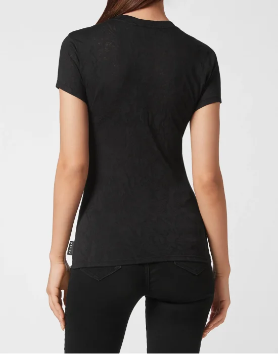 T-shirt Round Neck Sexy Pure Fit Gothic Plein
