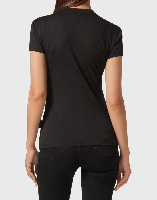 T-shirt Round Neck Sexy Pure Fit Skull