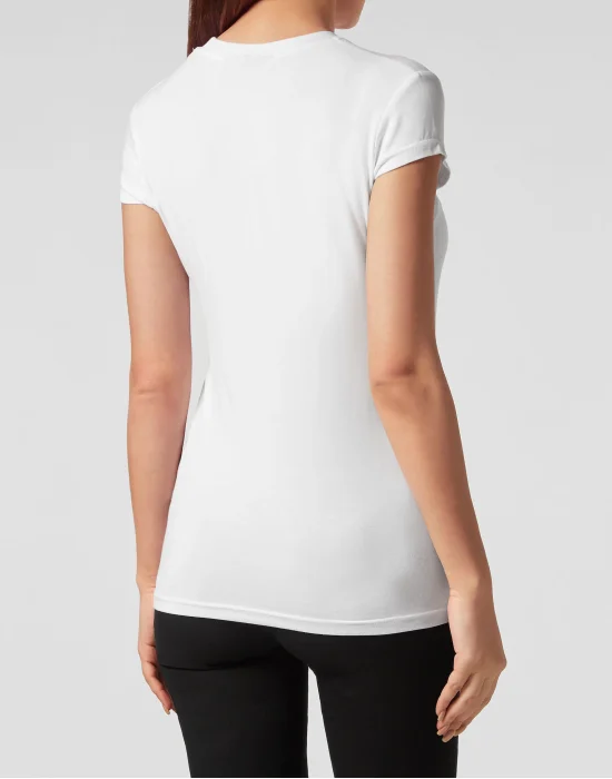 T-shirt Round Neck Sexy Pure Fit Hexagon