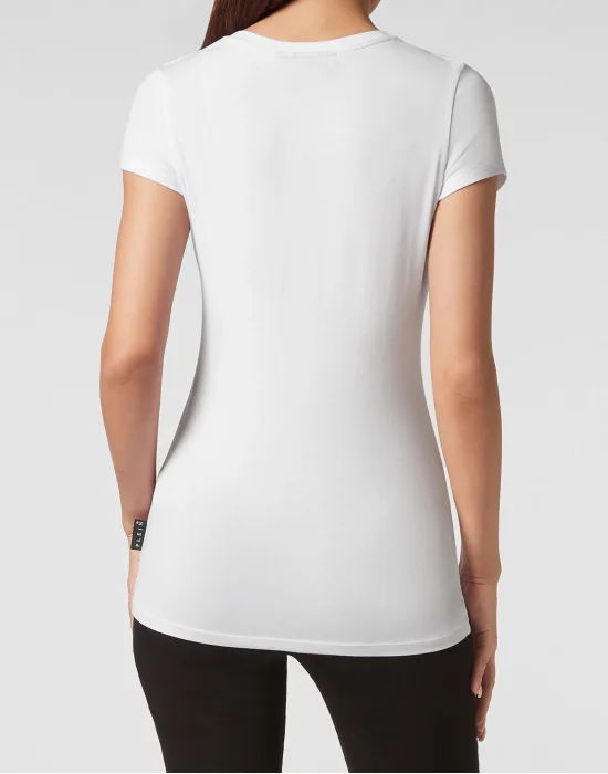 T-shirt V-Neck Sexy Pure Fit Hexagon