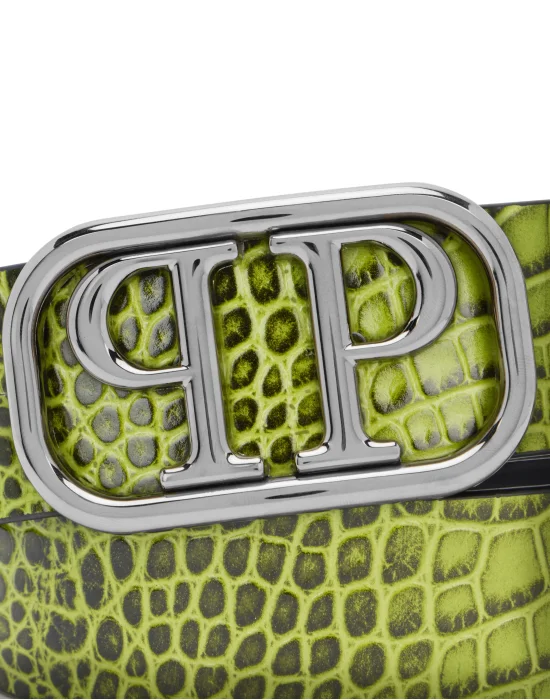 Crocco Leather Belt